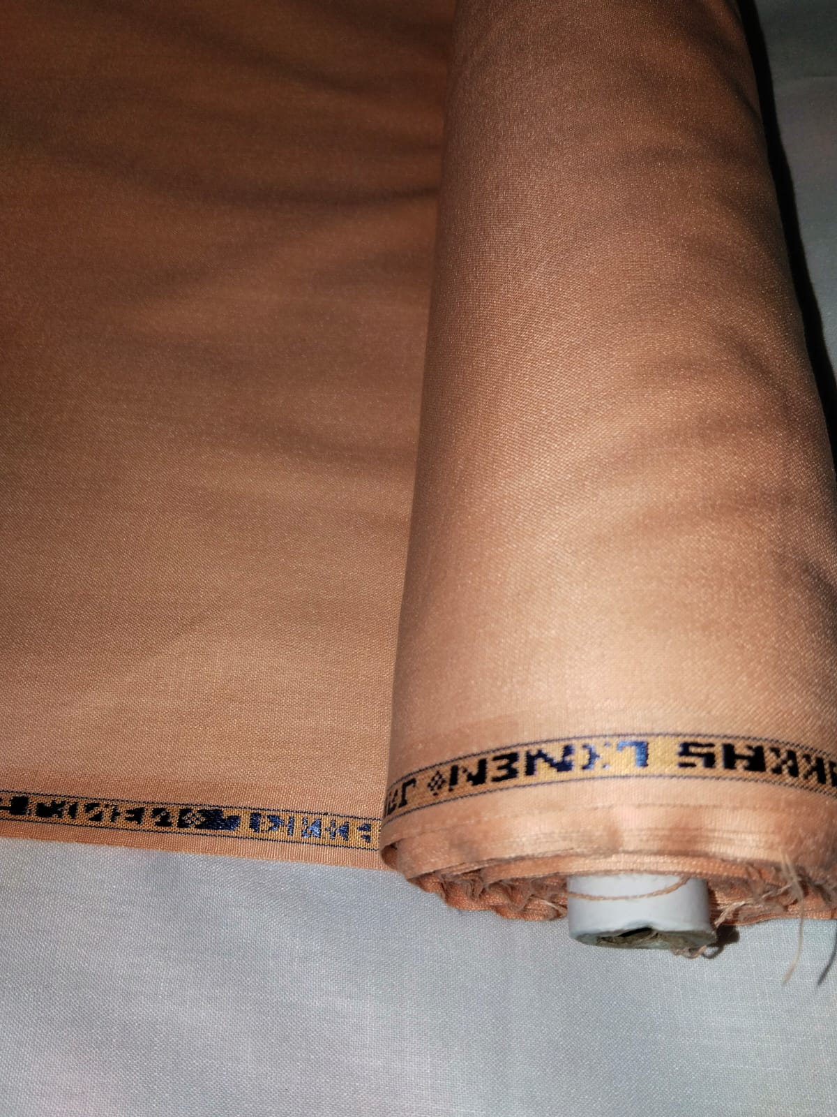 Premium Beige Cotton Blend Shirting Fabric 